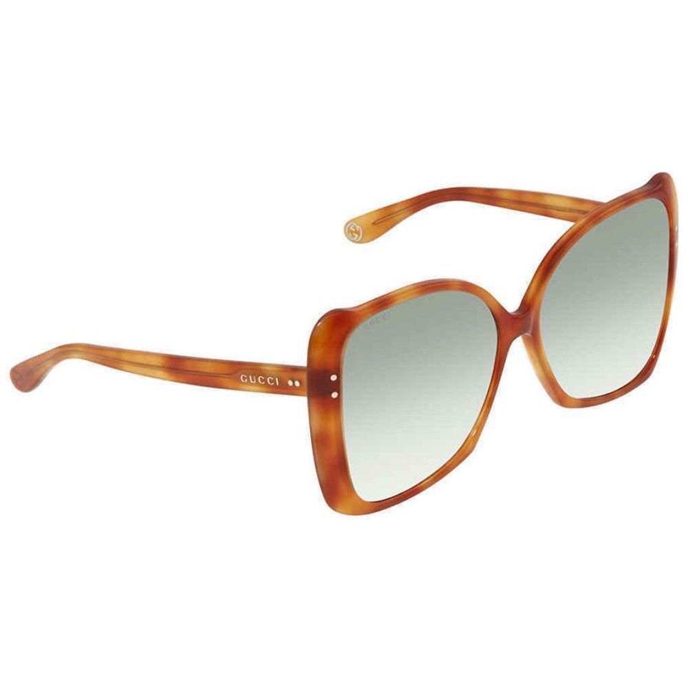 NEW Gucci Light Green Butterfly Women's Sunglasses - Picture 1 of 4